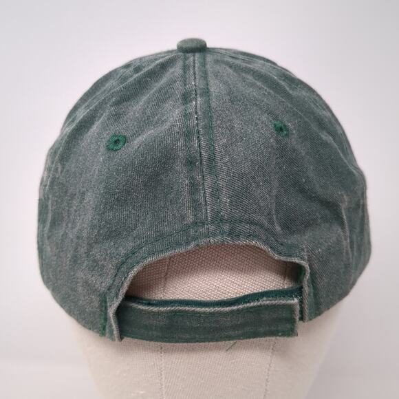 Ft. Myers Palm Tree Strapback Hat Green One Size Embroidered 6 Panel - Picture 6 of 9